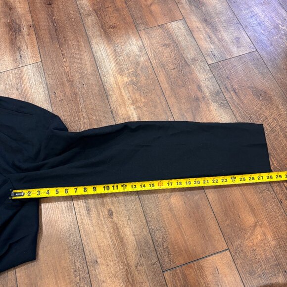 J.CREW VTG Tapered-Leg High Waist 100% Wool Black Pants Womens 8 NWT Made in USA - Picture 8 of 10